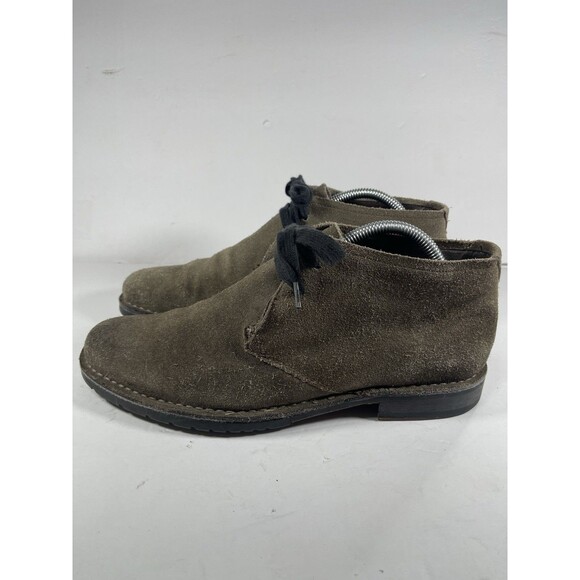 John Varvatos USA Men\'s Suede Chukka Boots Size 9M Gray Brown Desert Boot Hand main image 9